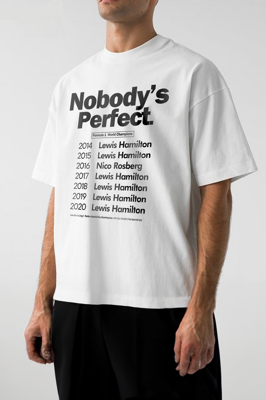 NOBODY'S PERFECT OVERSIZE TEE