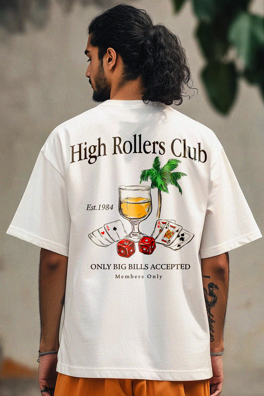 High Rollers Club Oversize Tee