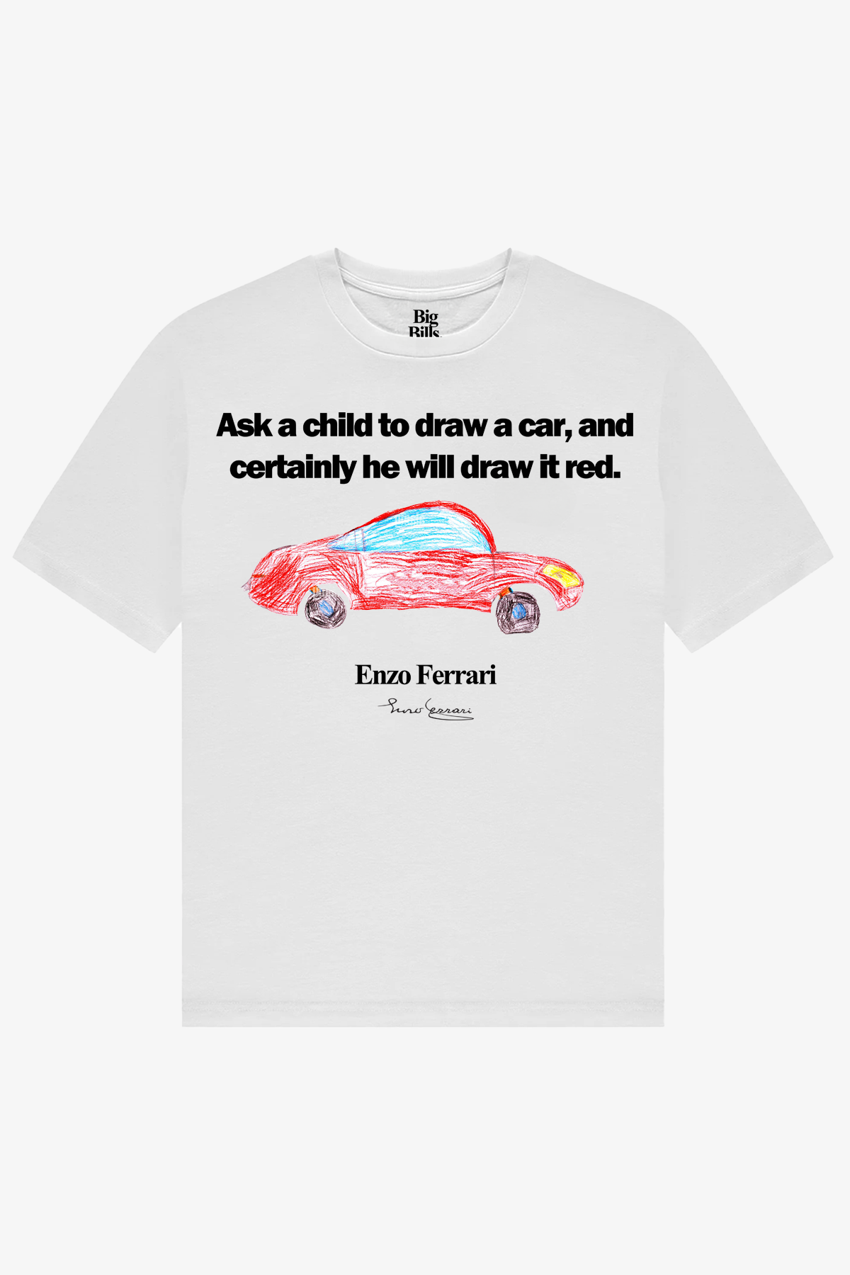 ENZO FERRARI X RED OVERSIZE TEE