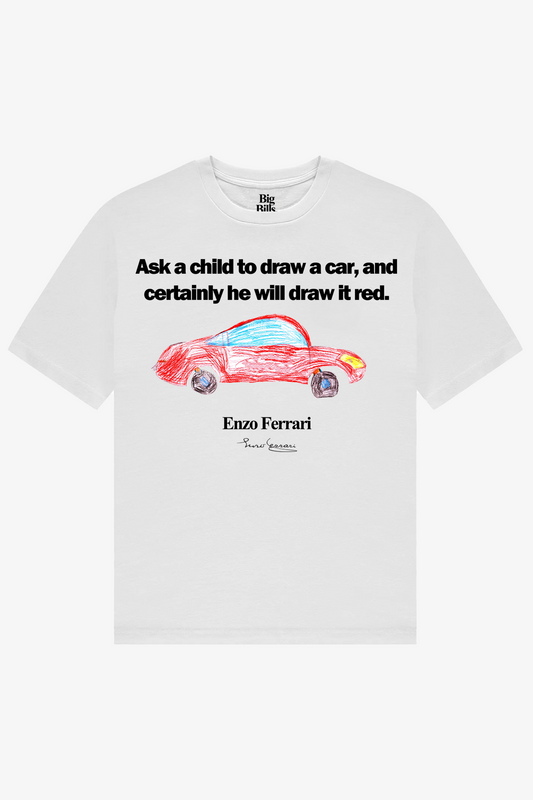 ENZO FERRARI X RED OVERSIZE TEE