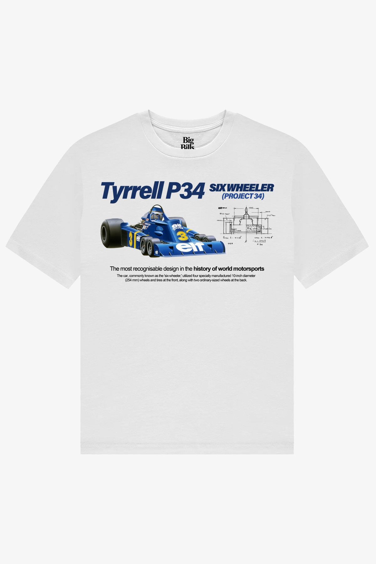 TYRRELL P34 OVERSIZE TEE