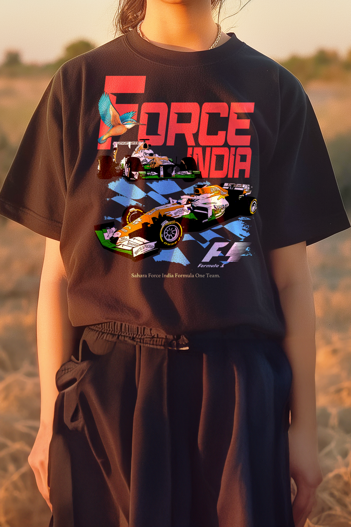 FORCE INDIA OVERSIZE TEE