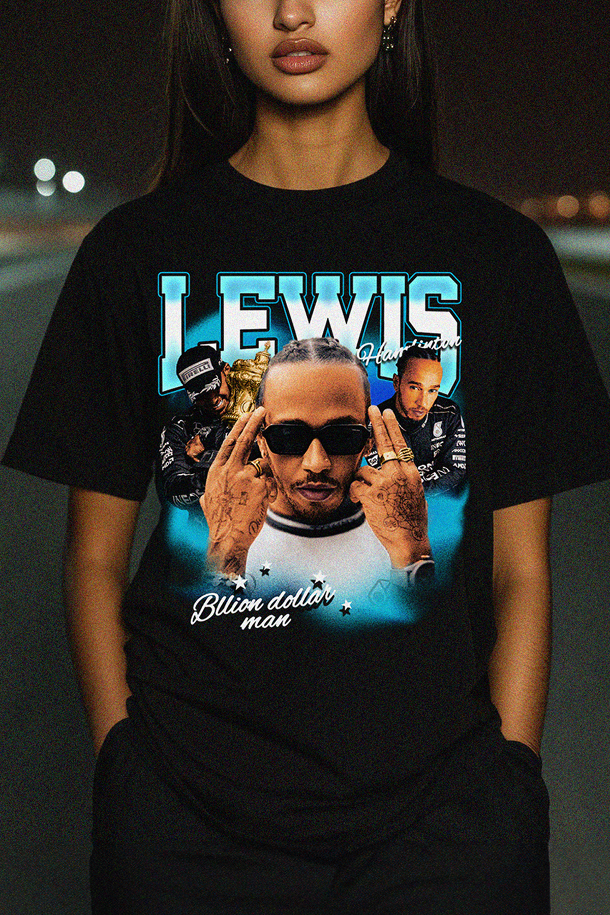 LEWIS HAMILTON OVERSIZE TEE